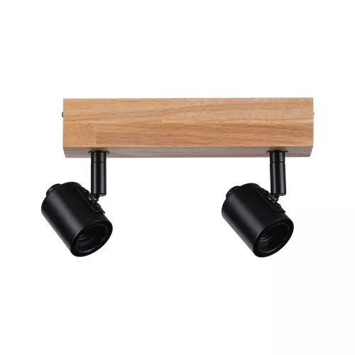Foco LED Arvid E27 230V máx. 2x20W regulable Negro