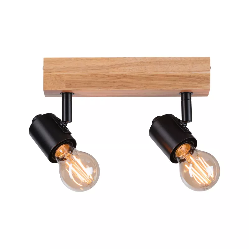 LED Spotlight Arvid E27 230V max. 2x20W gradable Noir