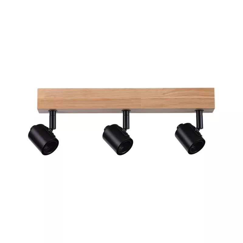LED Spotlight Arvid E27 230V max. 3x20W dimmable Black - système d'accrochage et décoration