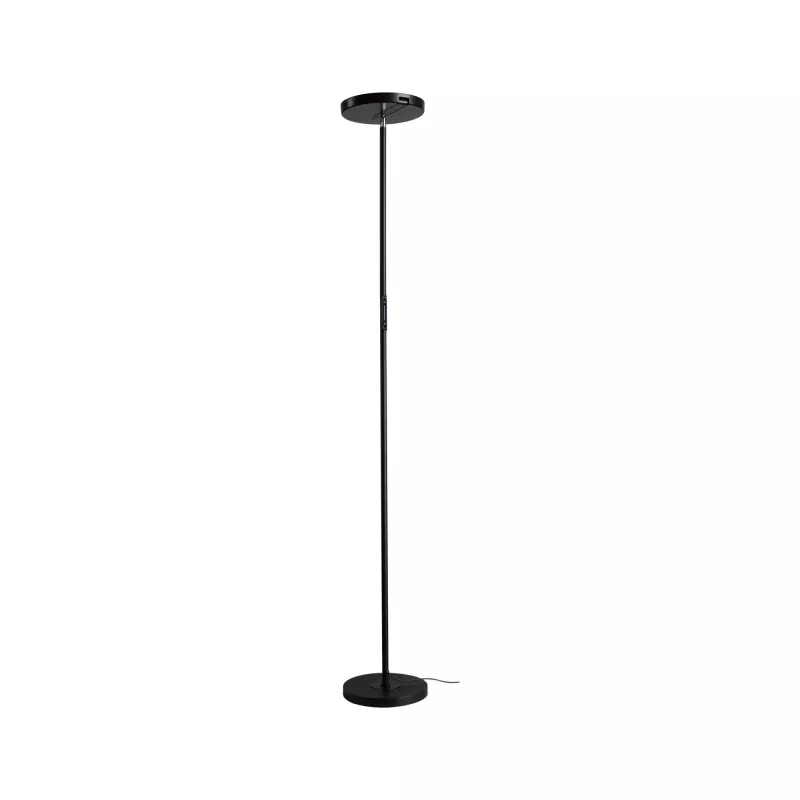 Caneta LED Stehleuchte, dimmbar, weiß, 1750 mm, 1300 lm, 20 W, Schwarz