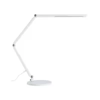 Lámpara de escritorio LED con regulador de intensidad de 3 niveles, interruptor FlexBar blanco, 700 lm. - système d'accrochage et décoration - détail 4
