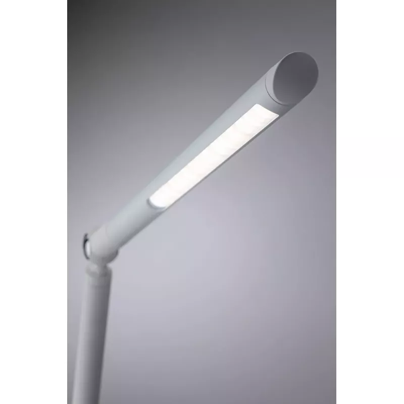 Lámpara de escritorio LED con regulador de intensidad de 3 niveles, interruptor FlexBar blanco, 700 lm.