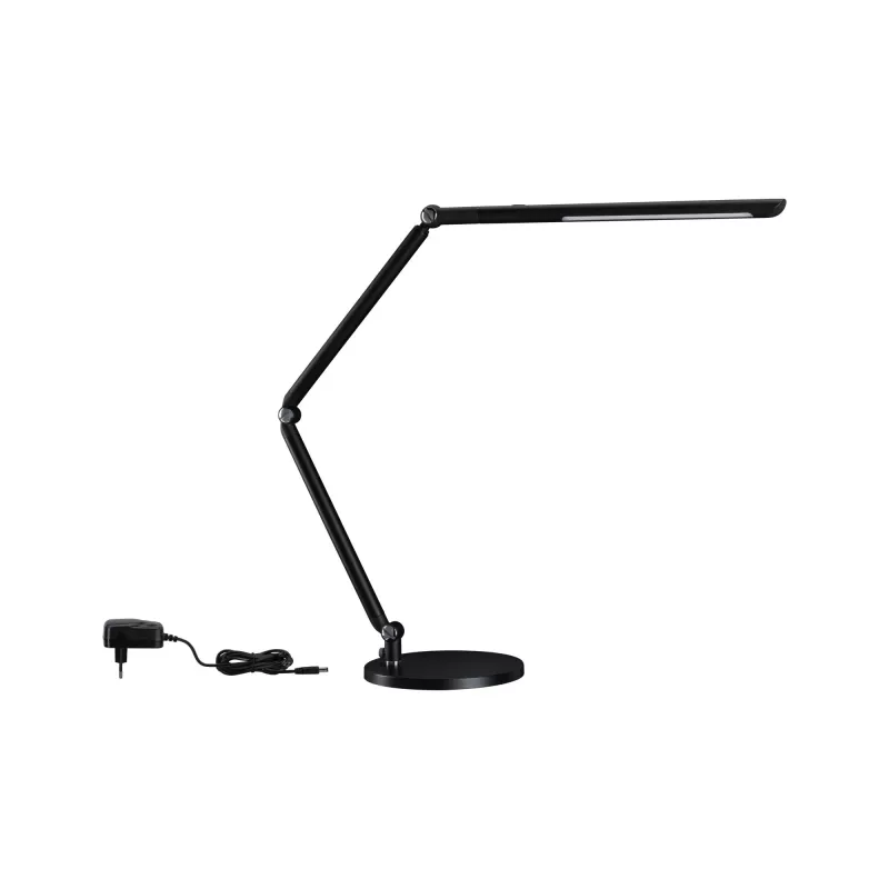 LED Schreibtischlampe mit 3-stufiger Dimmfunktion, FlexBar-Schalter, weißem Schalter, 700 lm