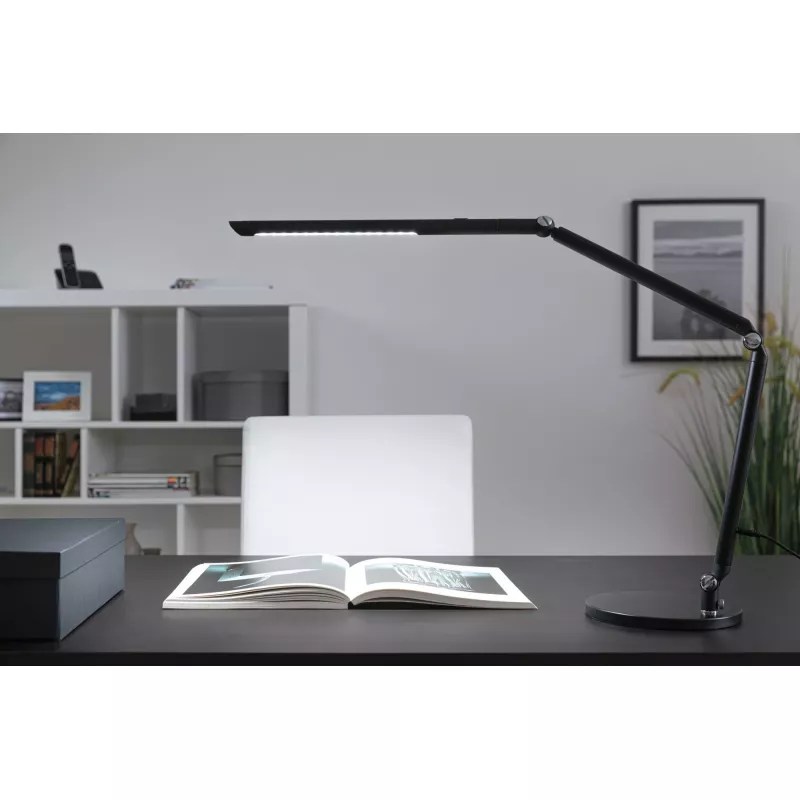 LED Schreibtischlampe mit 3-stufiger Dimmfunktion, FlexBar-Schalter, weißem Schalter, 700 lm
