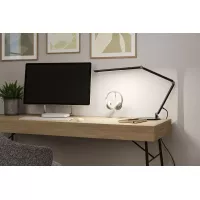 LED Schreibtischlampe mit 3-stufiger Dimmfunktion, FlexBar-Schalter, weißem Schalter, 700 lm - système d'accrochage et décoration - détail 27