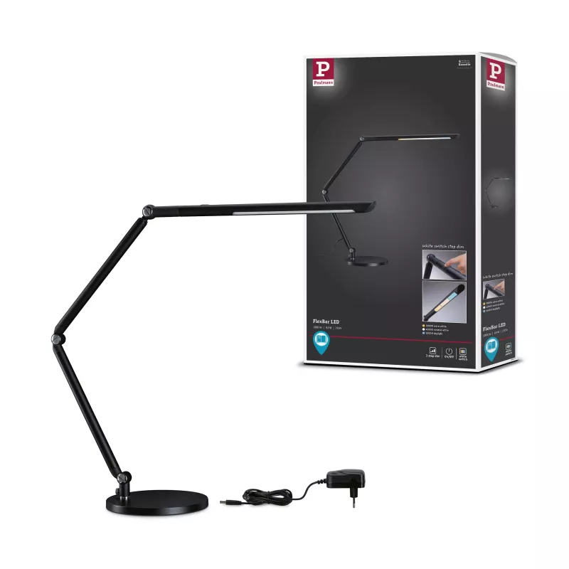 LED desk lamp 3-Step-Dim FlexBar White Switch 700lm