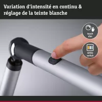Lampe de bureau LED 3-Step-Dim FlexBar White Switch 700lm - système d'accrochage et décoration - détail 35