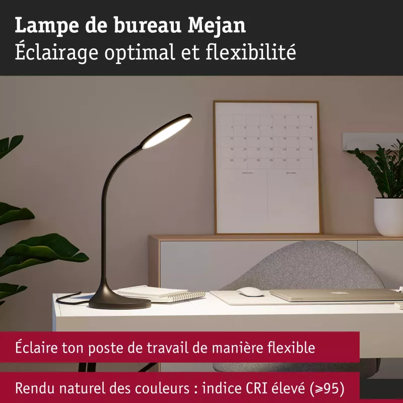 Lampe de bureau LED Mejan 4000K 1200lm