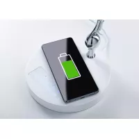 Lampe de bureau LED Numis QI White Switch 1000lm - système d'accrochage et décoration - détail 41