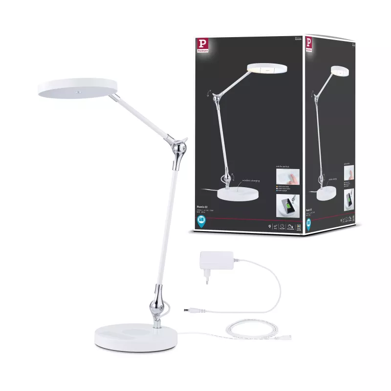 Numis QI White Switch LED desk lamp 1000lm
