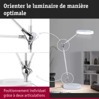 Numis White Switch LED Schreibtischlampe 1000lm - système d'accrochage et décoration - détail 17