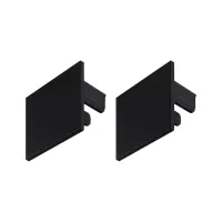 Linion Accessoires Extrémités Kit de 2 Noir mat Matière plastique - système d'accrochage et décoration - détail 1