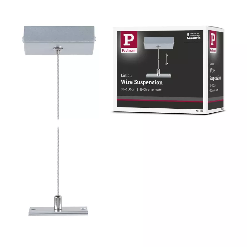 Linion Accessoires Suspension par câble Chrome mat 40x1500mm