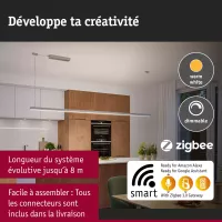 Linion Power Box Zigbee Power Supply 230/24V max. 144W Matte Chrome - système d'accrochage et décoration - détail 5