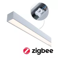 Linion Alimentation électrique Power Channel Zigbee 230/24V 17W Chrome mat 1m - système d'accrochage et décoration - détail 7