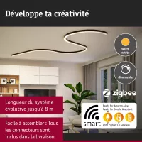 Fuente de alimentación Linion Power Channel Zigbee 230/24V 17W Negra Señal de 1m - système d'accrochage et décoration - détail 9