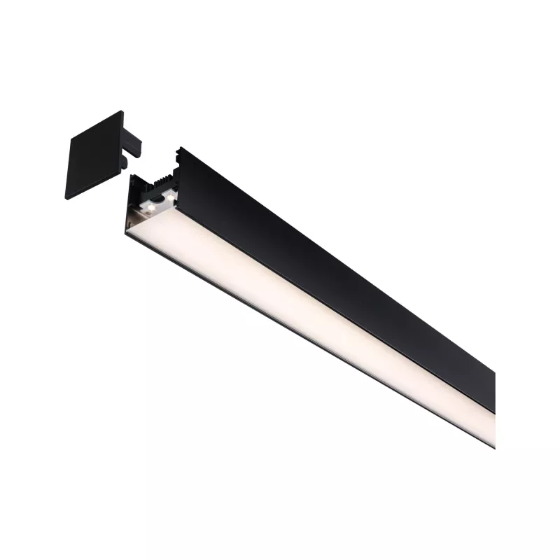 Linion 0,5 m 24 V 8,5 W 3000 K Schwarze Signalleuchte