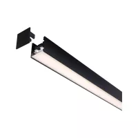 Linion 0,5 m 24 V 8,5 W 3000 K Schwarze Signalleuchte - système d'accrochage et décoration - détail 5