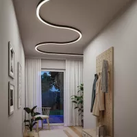Canal de luz Linion de 1 m, 24 V, 17 W, 3000 K, color negro. - système d'accrochage et décoration - détail 16