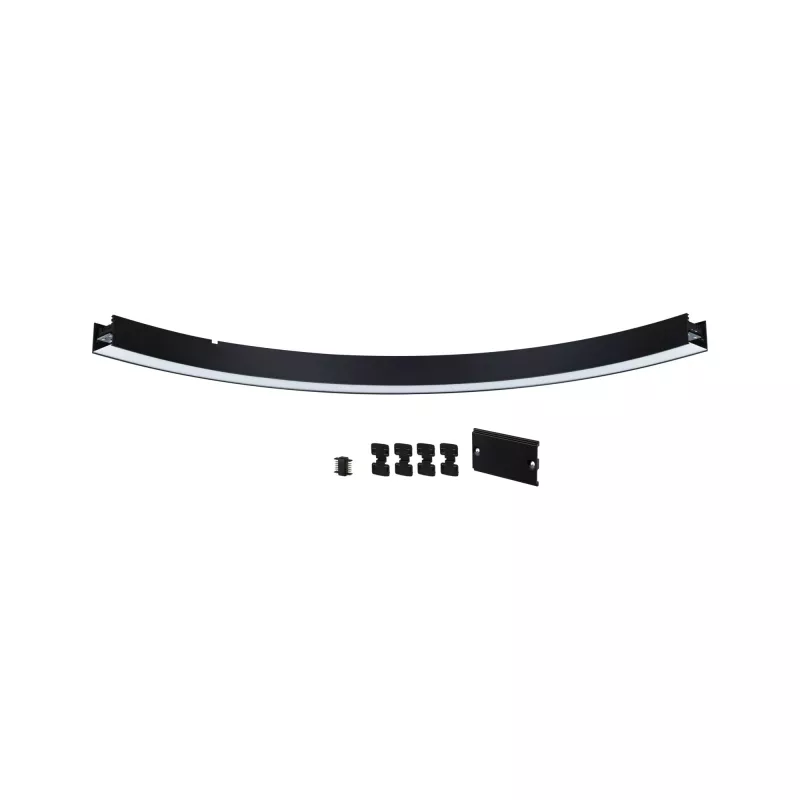 Linion Canal lumineux 90 ° 24V 13W 3000K Noir signal