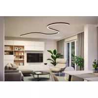 Linion Canal lumineux 90 ° 24V 13W 3000K Noir signal - système d'accrochage et décoration - détail 11