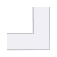Linion Light channel 90 ° 24V 3.5W 3000K Matt chrome - système d'accrochage et décoration - détail 2