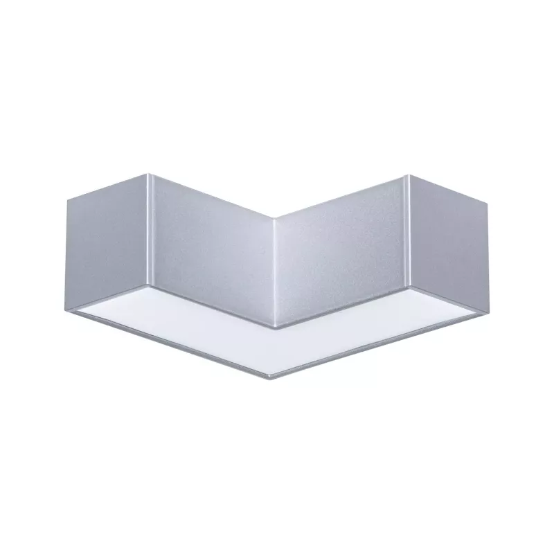 Linion Light channel 90 ° 24V 3.5W 3000K Matt chrome