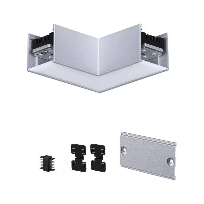 Linion Lichtkanal 90° 24V 3,5W 3000K Mattchrom