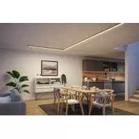 Linion Light channel 90 ° 24V 3.5W 3000K Matt chrome - système d'accrochage et décoration - détail 9