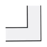 Linion Canal lumineux 90 ° 24V 3,5W 3000K Noir signal - système d'accrochage et décoration - détail 2
