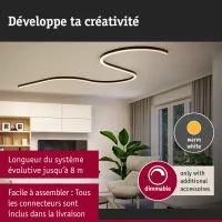 Linion 90° Kanalleuchte 24V 3,5W 3000K Schwarz Signal - système d'accrochage et décoration - détail 5