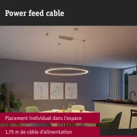 Linion power cable Grey 1.75m - système d'accrochage et décoration - détail 4