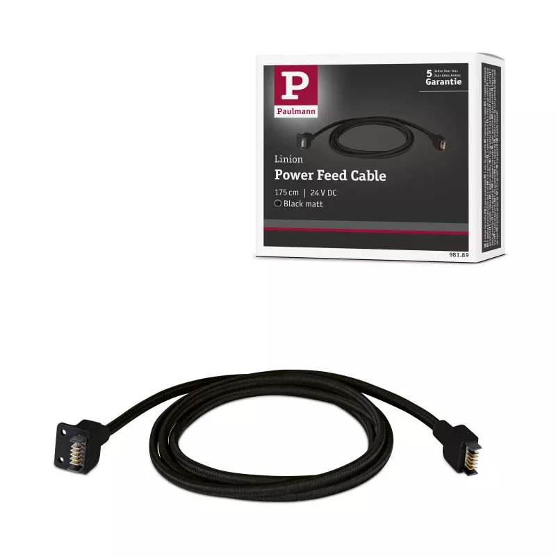 Linion câble d'alimentation Noir 1,75m