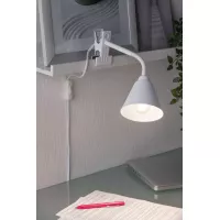 Pinza de contacto Vitis, interruptor de cable con brazo flexible, color blanco, 230 V, casquillo E14 - système d'accrochage et décoration - détail 8