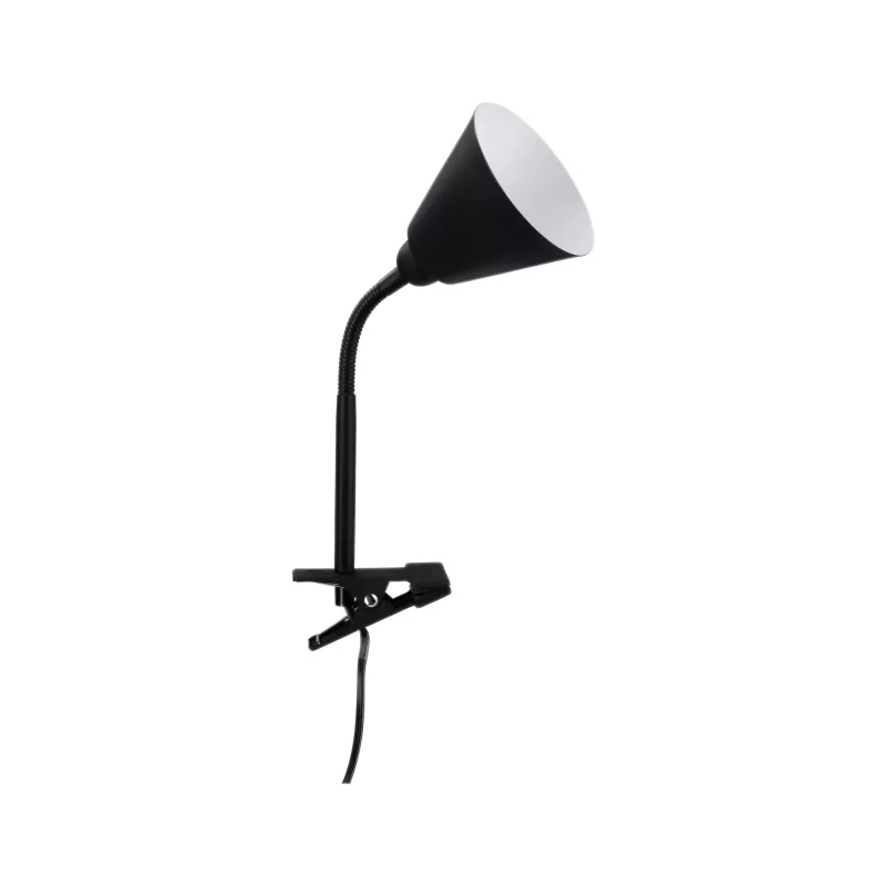 Spot pince Vitis Flexible arm cord switch Noir 230V E14 - système d'accrochage et décoration