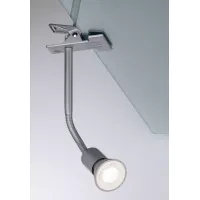 Spot à pince Finja Chrome mat 230V GU10 - système d'accrochage et décoration - détail 5
