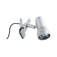 Foco con pinza Gryps, acero cepillado, 230 V, E14 - système d'accrochage et décoration - détail 1