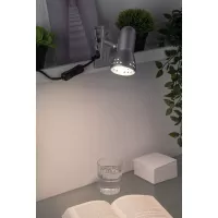 Spot à pince Gryps Acier brossé 230V E14 - système d'accrochage et décoration - détail 4