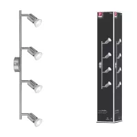 Spotlight Carolina GU10 230V max. 4x10W dimmable - système d'accrochage et décoration - détail 5