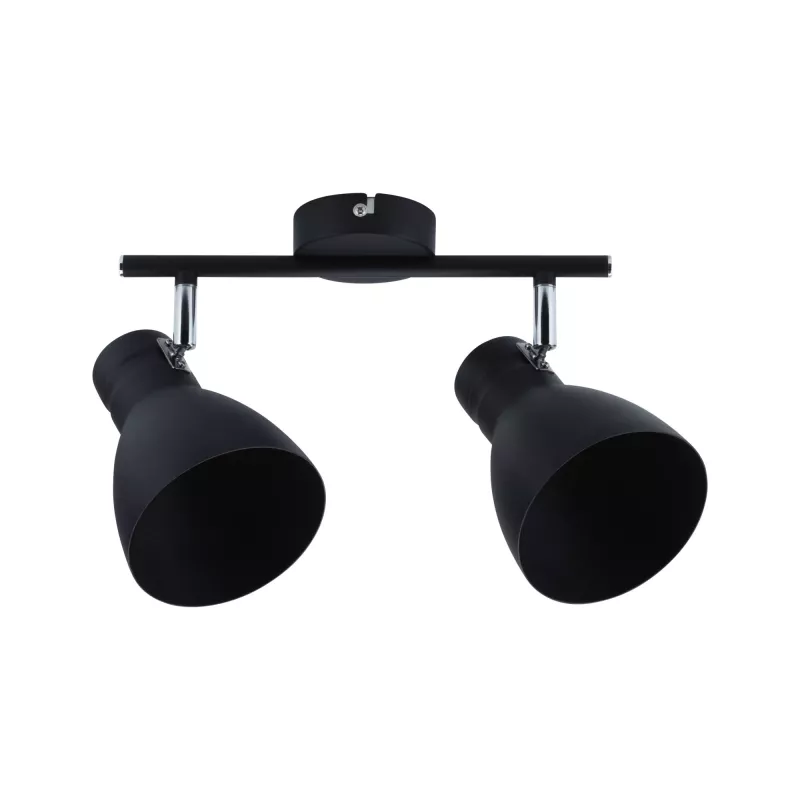 Davy spotlight E27 230V max. 2x20W dimmable Black - système d'accrochage et décoration
