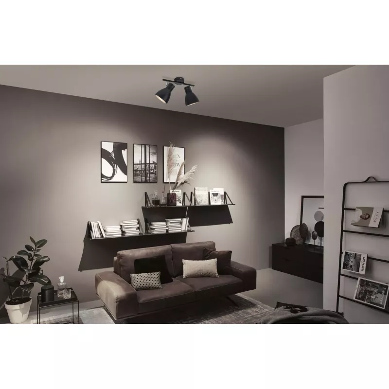 Davy spotlight E27 230V max. 2x20W dimmable Black