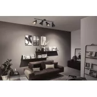 Foco Davy E27 230V máx. 4x20W regulable Negro - système d'accrochage et décoration - détail 7