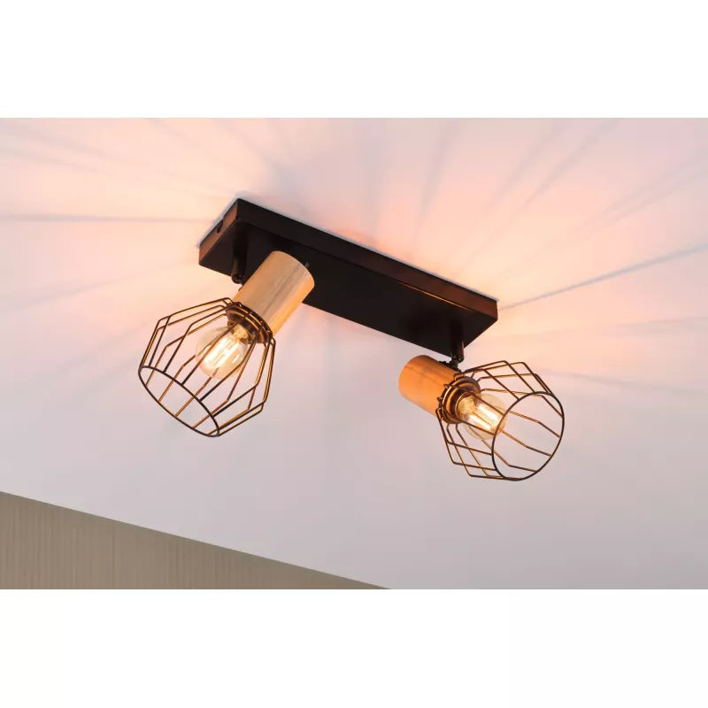 Spotlight Lanka E14 230V max. 2x20W dimmbar Schwarz