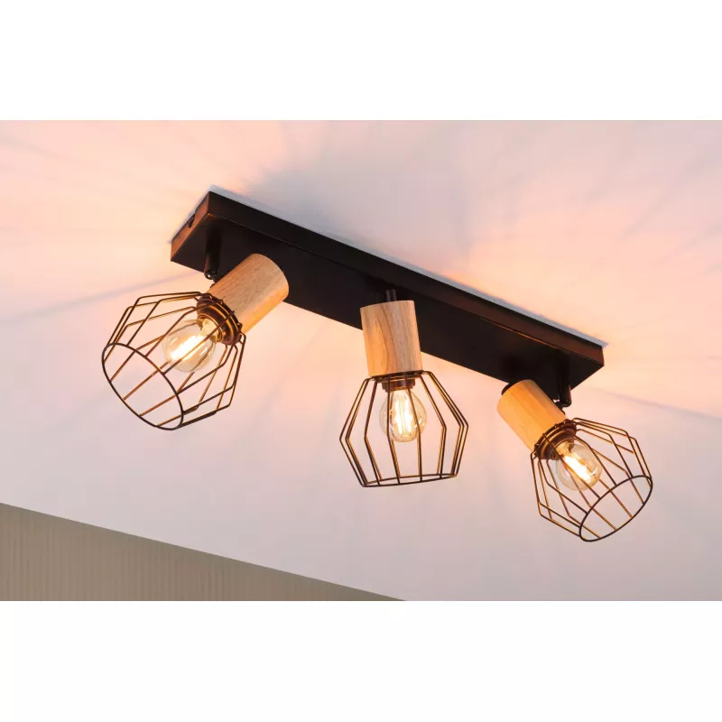 Spotlight Lanka E14 230V max. 3x20W dimmbar Schwarz