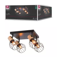 Spotlight Lanka E14 230V max. 4x20W dimmable Black - système d'accrochage et décoration - détail 6