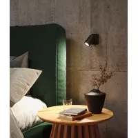 Foco Lirena GU10, máx. 10 W, metal negro mate. - système d'accrochage et décoration - détail 8