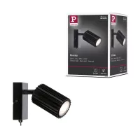 Foco Lirena GU10, máx. 10 W, metal negro mate. - système d'accrochage et décoration - détail 10