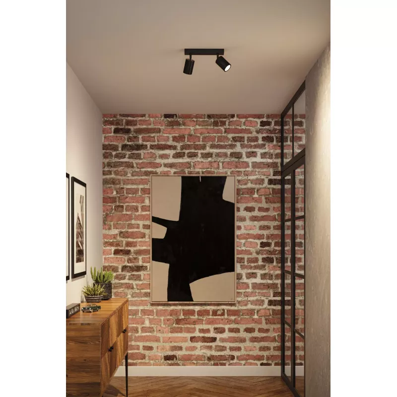 Spotlight Lirena GU10 max. 2x10W Noir mat Métal