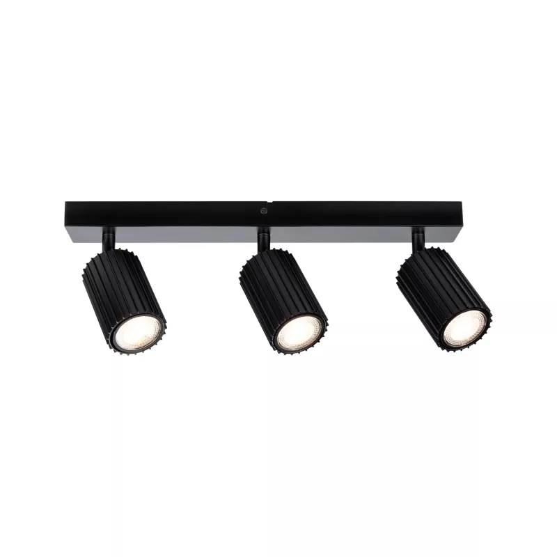 Foco Lirena GU10, máx. 3x10W, metal negro mate. - système d'accrochage et décoration