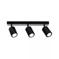 Foco Lirena GU10, máx. 3x10W, metal negro mate. - système d'accrochage et décoration - détail 1